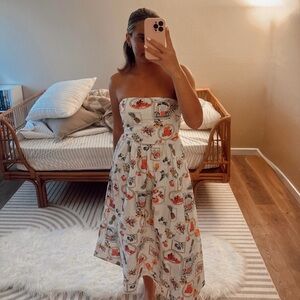 Jessica Simpson Strapless Midi Dress – Size Small worn once